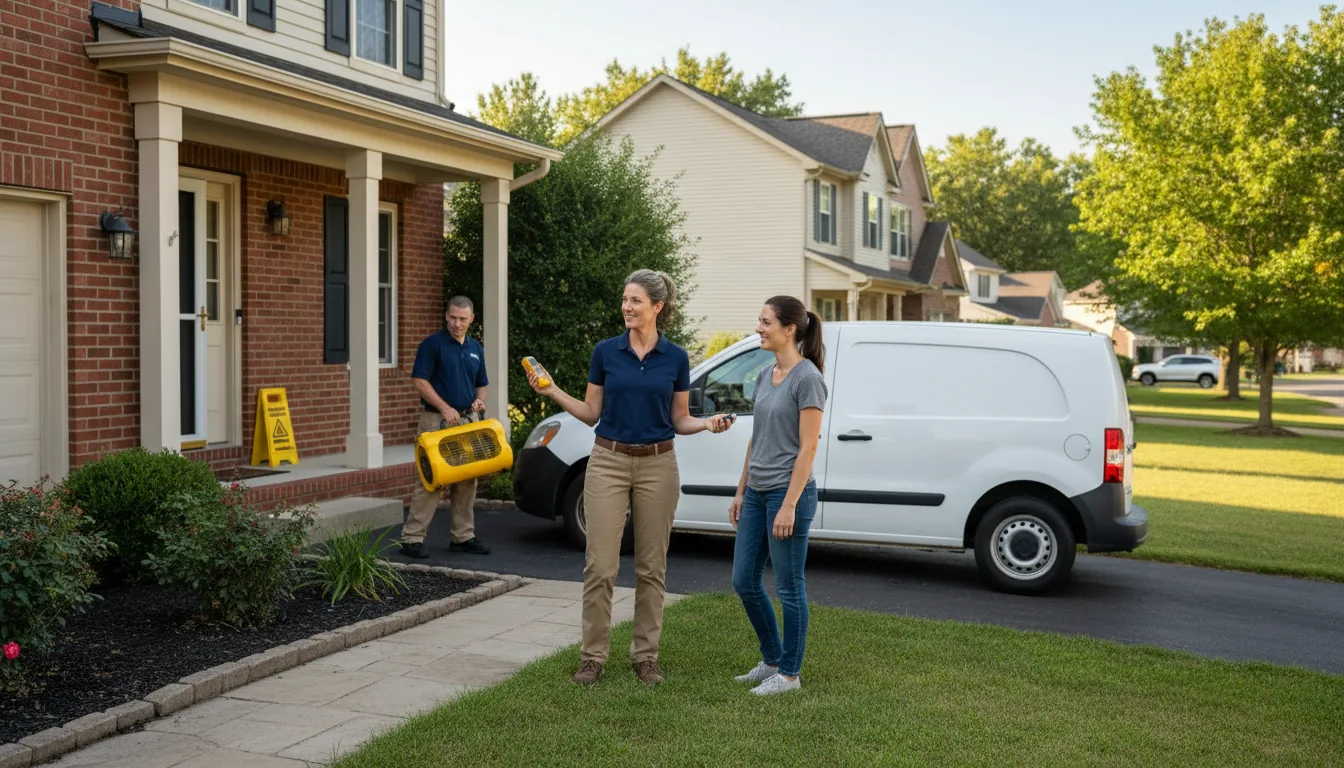 Water restoration image for Home Water Damage Repair in New Bedford, IL